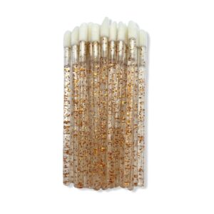 Lipgloss applicators Rose Gold Glitter