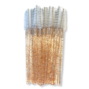 Mascara Brushes Rose Gold Glitter