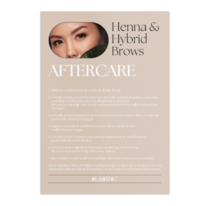 Nazorg Flyers – Henna & Hybrid (50 stuks)