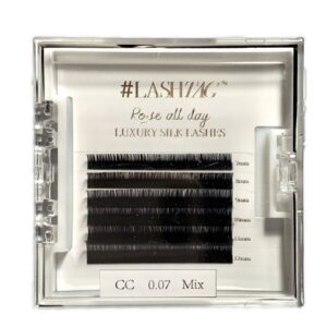 Rose All Day | Luxury Silk Lashes | SAMPLE D-Curl