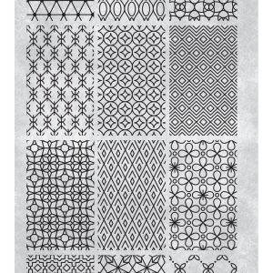 Stamping Plate 16 Stained Glass