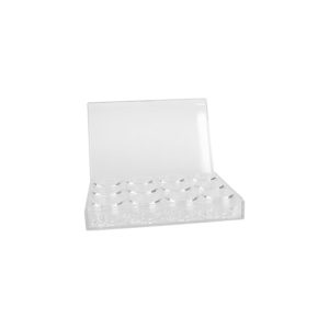 BOX WITH 12 EMPTY 3 GR. JARS