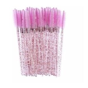 Mascara Brushes Licht Roze Glitter