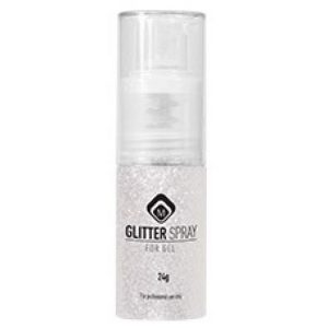 Glitterspray White